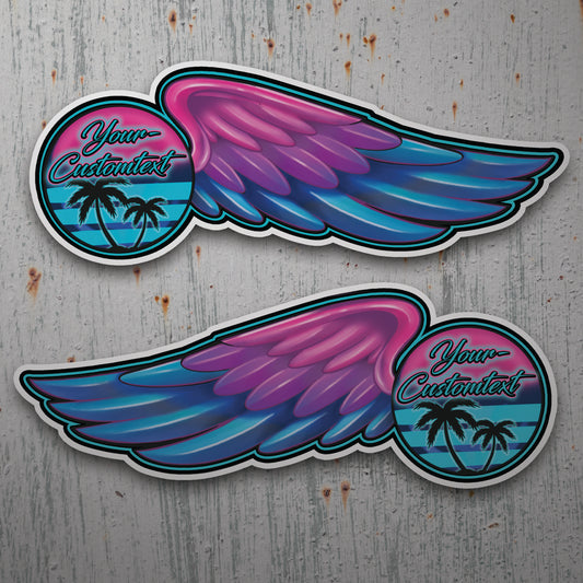 Full Color Fatty Wing / Vinyl Tank Decal