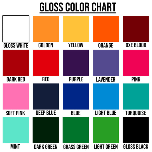 Custom Helmet Decal x2 - Heavy Script Font / 2 Layer Vinyl