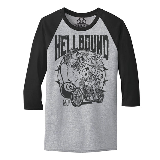 Hellbound Man's Ruin / Raglan T-Shirt