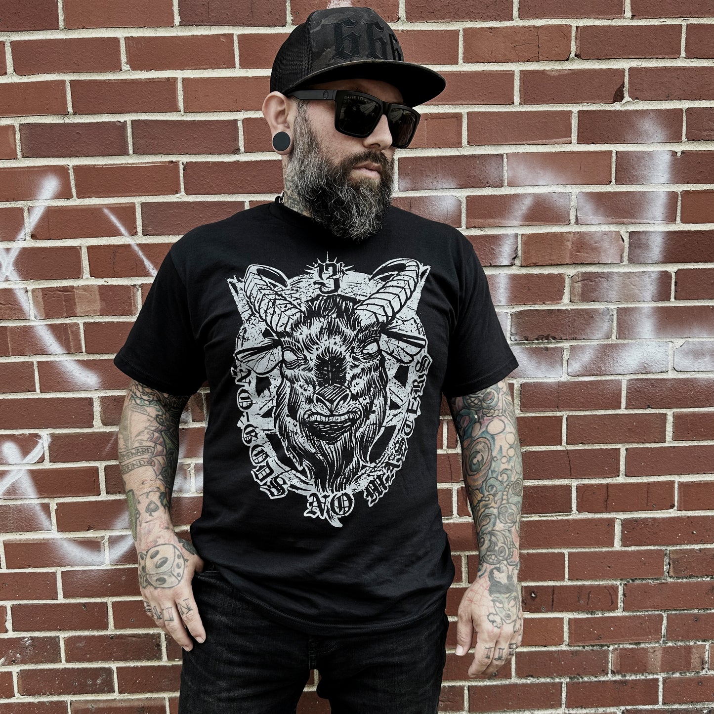 No Gods No Masters / Baphomet T-Shirt