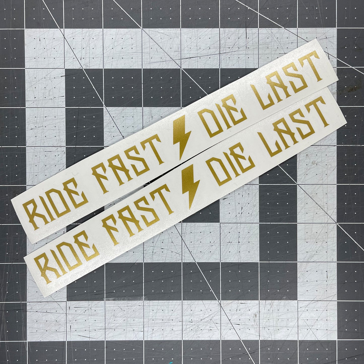 Ride Fast Die Last / Swing Arm Vinyl Decal