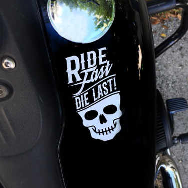 Ride Fast Die Last / Vinyl Decal