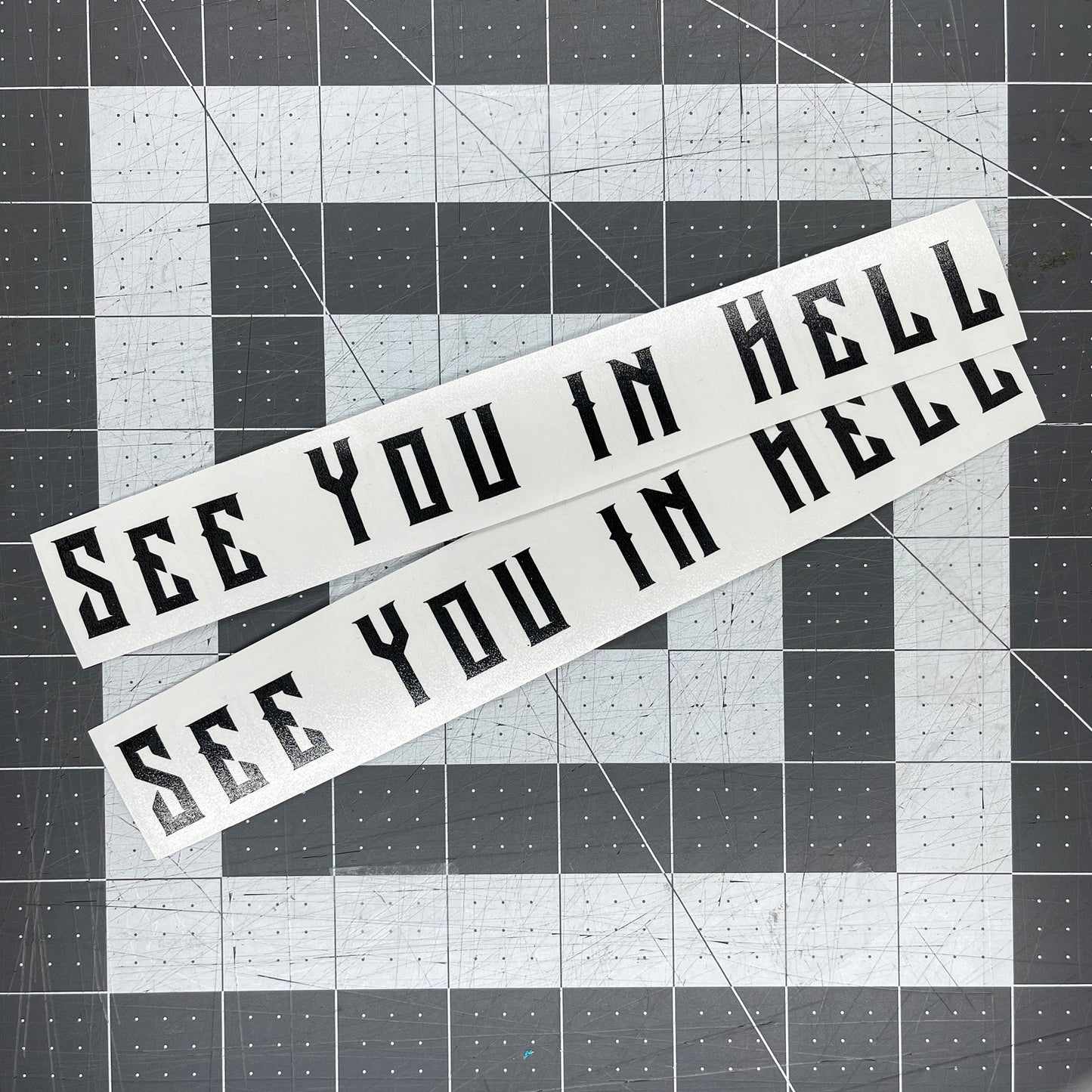 See You In Hell / Swing Arm Decal