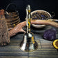 Triple Moon Brass Altar Bell