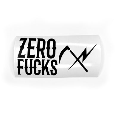 Zero Fucks / Vinyl Decal